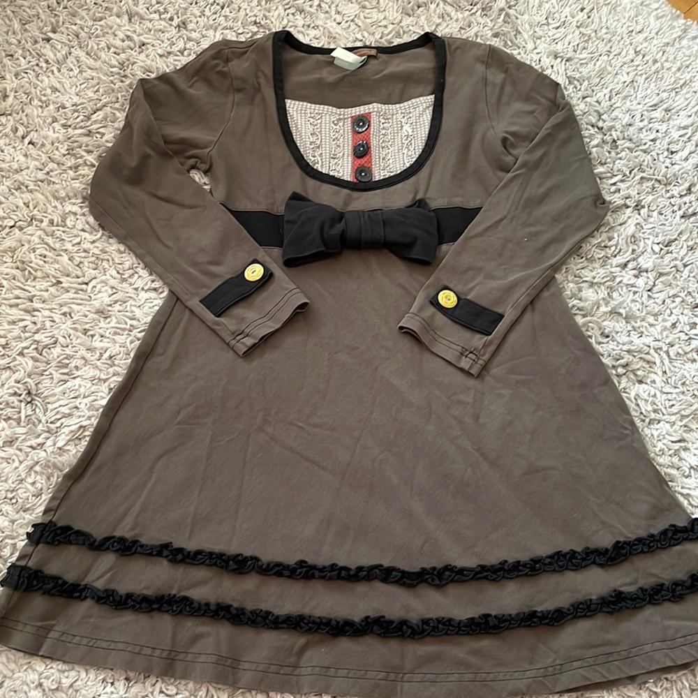 Matilda Jane You & Me Tuxedo Betty Dress, Size 8